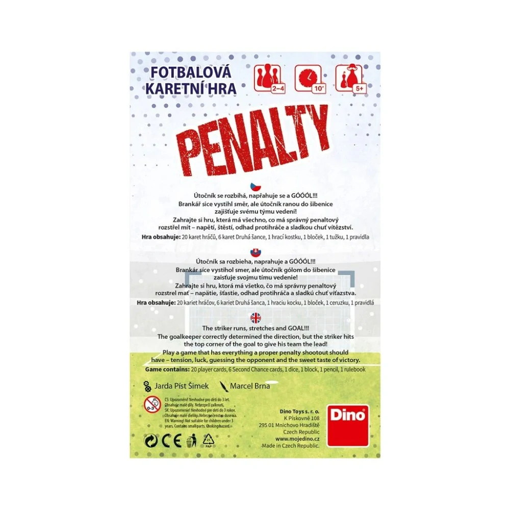 Dino Hrací karty Penalty