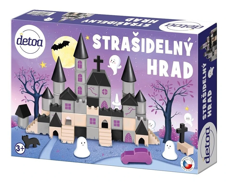 Detoa Dřevěná stavebnice Strašidelný hrad