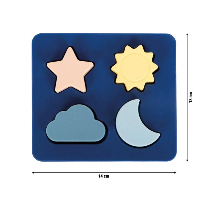 small foot Silikonové puzzle