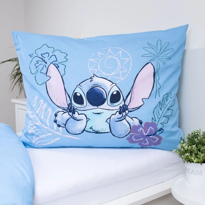 JERRY FABRICS Povlečení Lilo and Stitch Wave Bavlna, 140/200, 70/90 cm