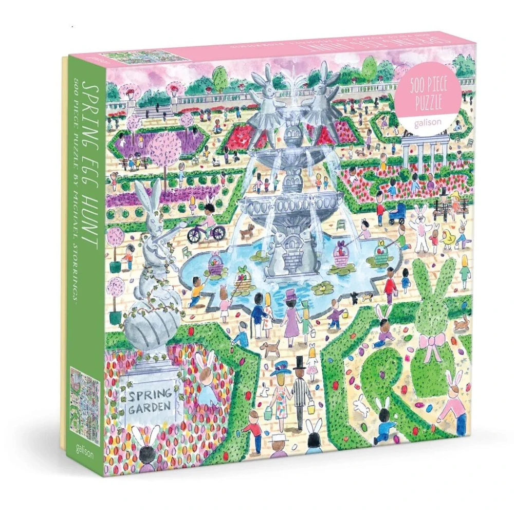 Galison Puzzle Michael Storrings Velikonoční hledání vajíček 500 dílků