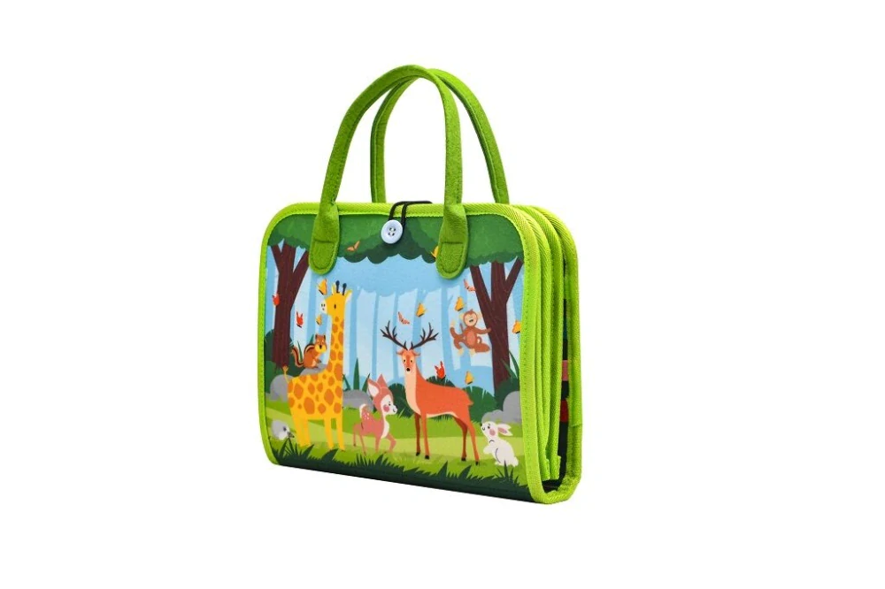 2Kids Toys Senzorická busy kniha Zvířátka