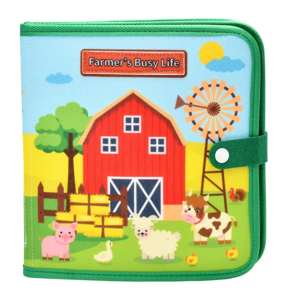2Kids Toys Senzorická busy kniha Farma