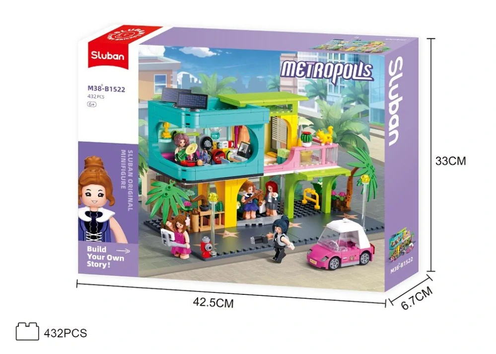 Sluban Metropolis M38-B1522 Castingové studio