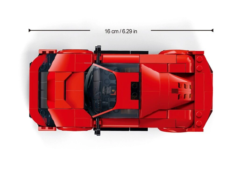 Sluban Model Bricks M38-B1507 Sportovní vůz červený v měřítku 1:32