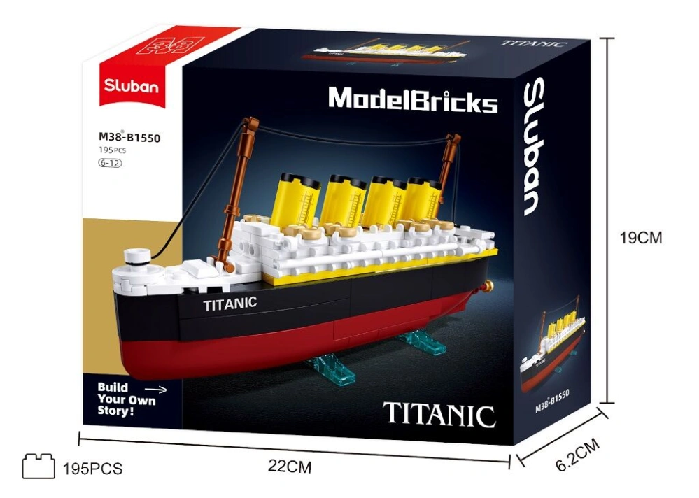 Sluban Model Bricks M38-B1550 Titanic mini model