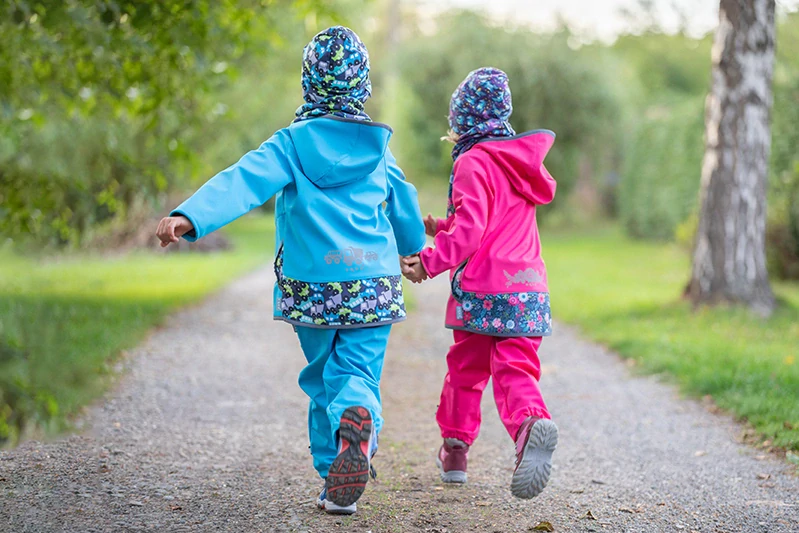 Unuo Dětská softshellová bunda s fleecem Basic Tyrkysová Autíčka 86/92