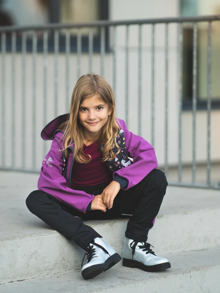 Unuo Batolecí softshellové kalhoty s fleecem pružné Sporty Černá 92/98