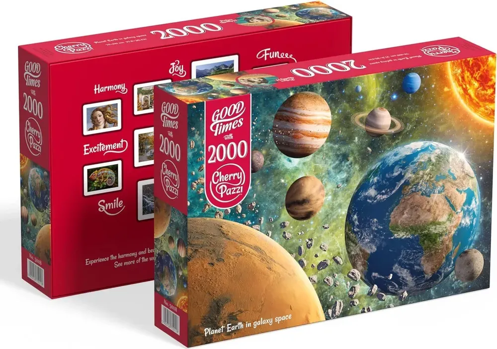 CHERRY PAZZI Puzzle Planeta Země v Galaxii 2000 dílků