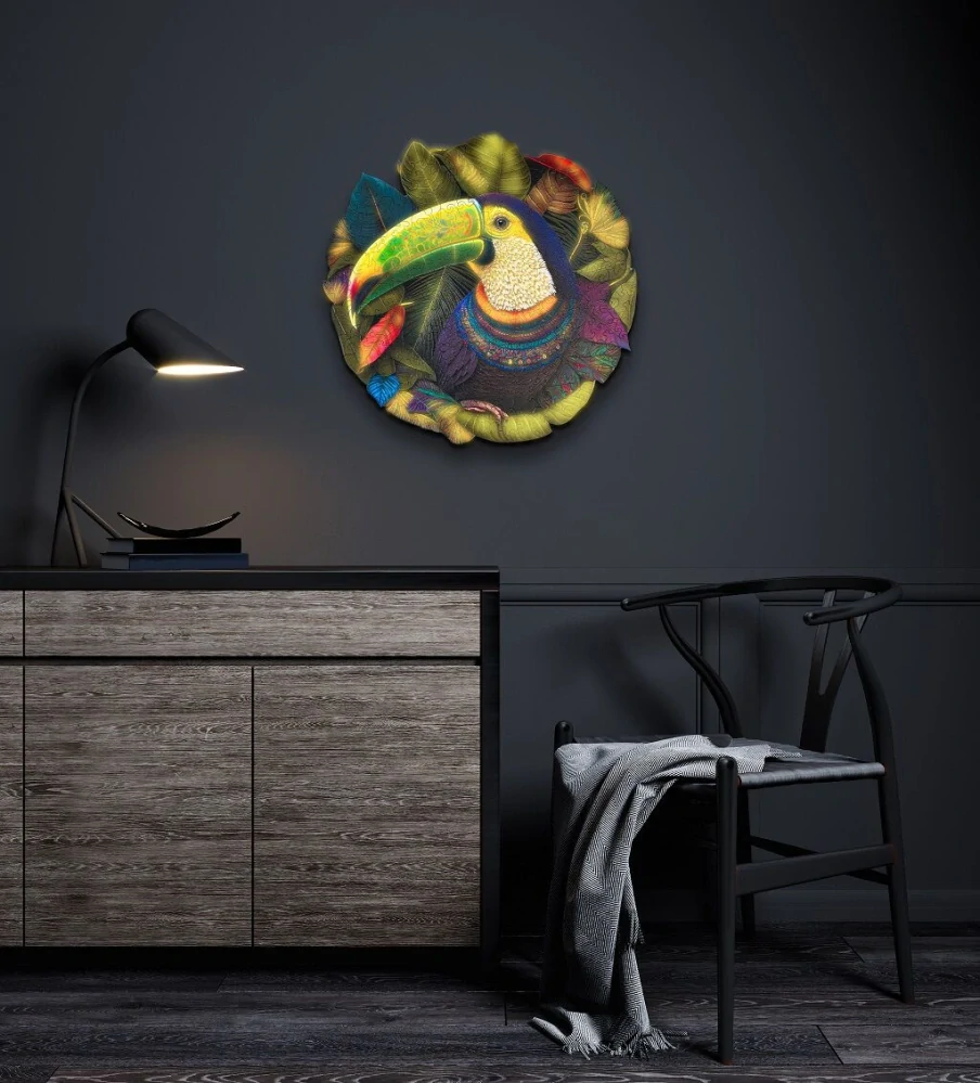 EscapeWelt Dřevěné puzzle Tukan 200 dílků