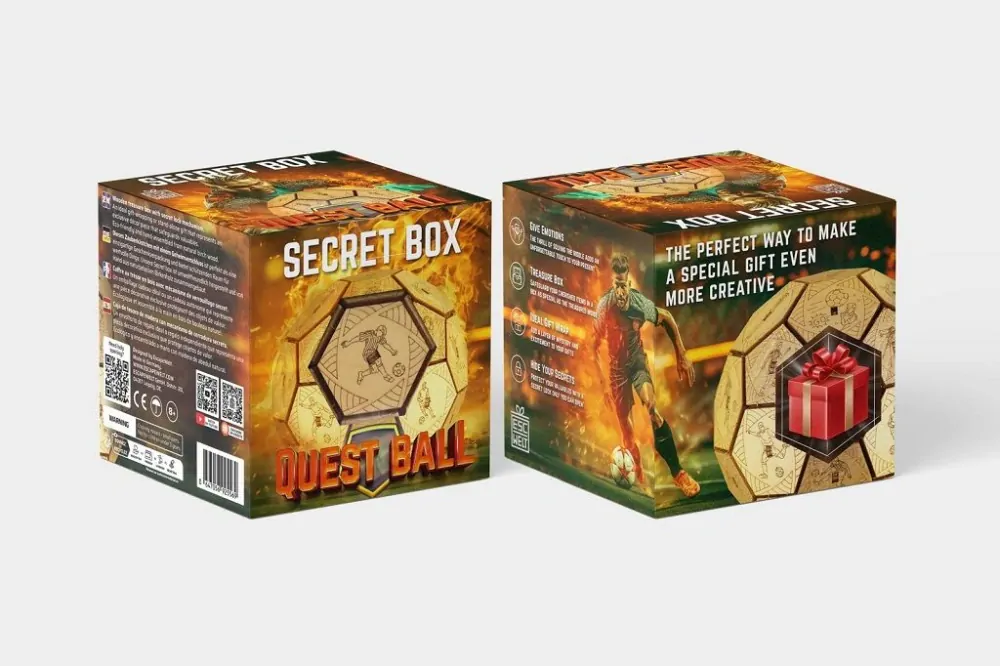 EscapeWelt Dřevěný hlavolam Quest Ball
