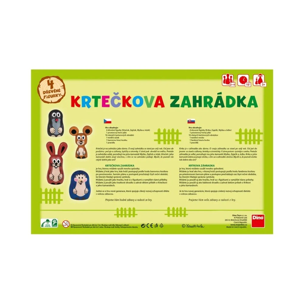Dino Dětská hra Krtečkova zahrádka