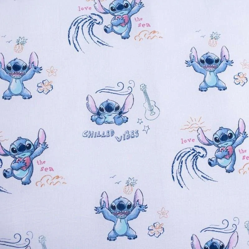 JERRY FABRICS Povlečení Lilo and Stitch Wave Bavlna, 140/200, 70/90 cm