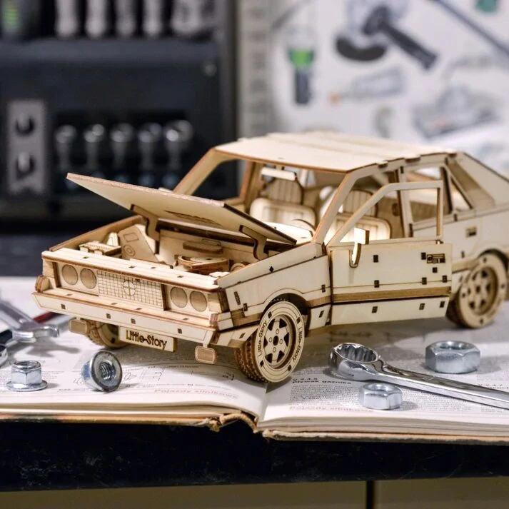 Little Story 3D dřevěná skládačka FSO Polonez 1500