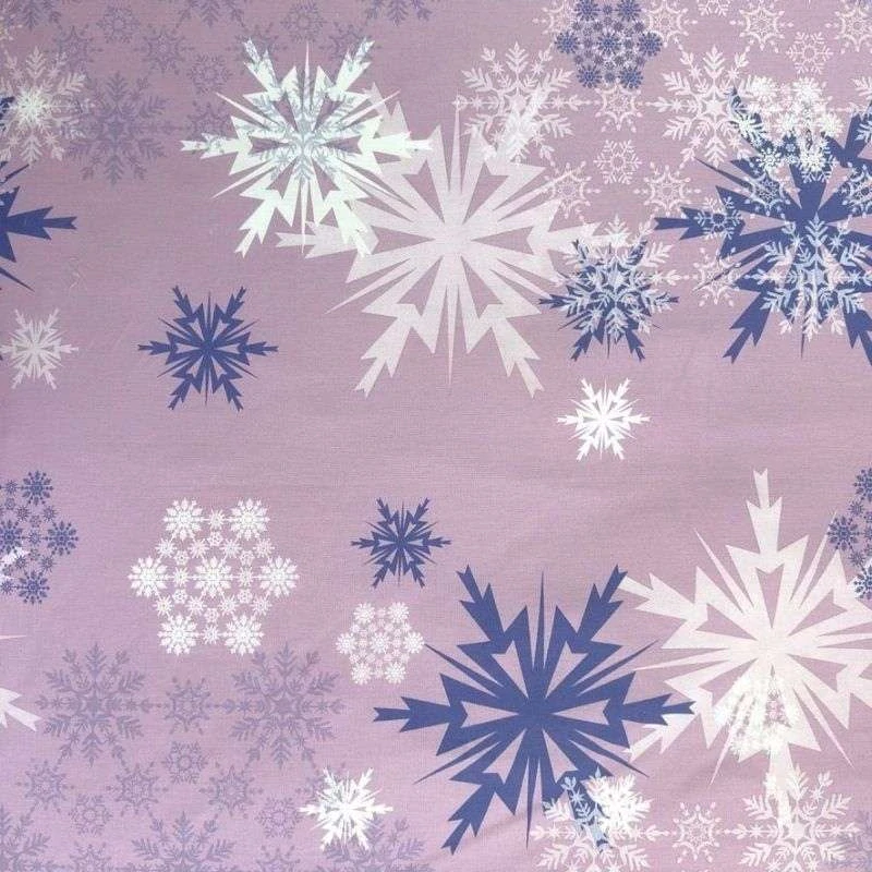 JERRY FABRICS Povlečení Ledové Království Purple 05 Bavlna, 140/200, 70/90 cm