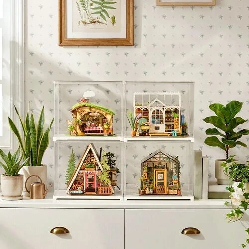 RoboTime 3D dřevěná skládačka Miniatura domečku Kouzelný les Fluffy Grove