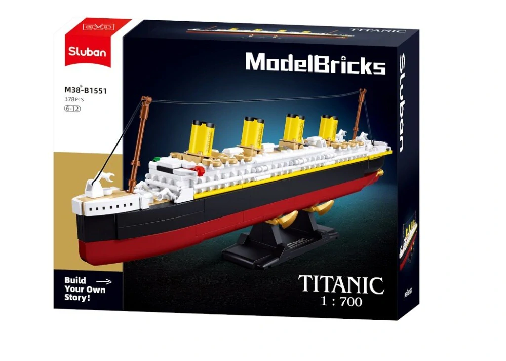 Sluban Model Bricks M38-B1551 Titanic v měřítku 1 : 700