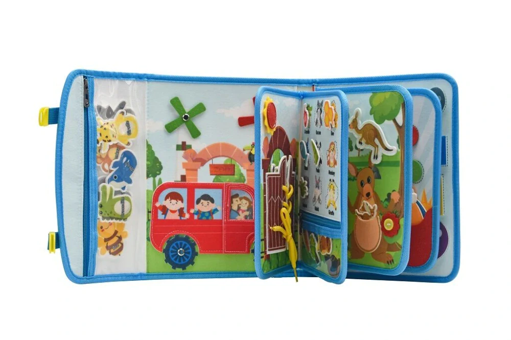 2Kids Toys Senzorická busy kniha Batoh