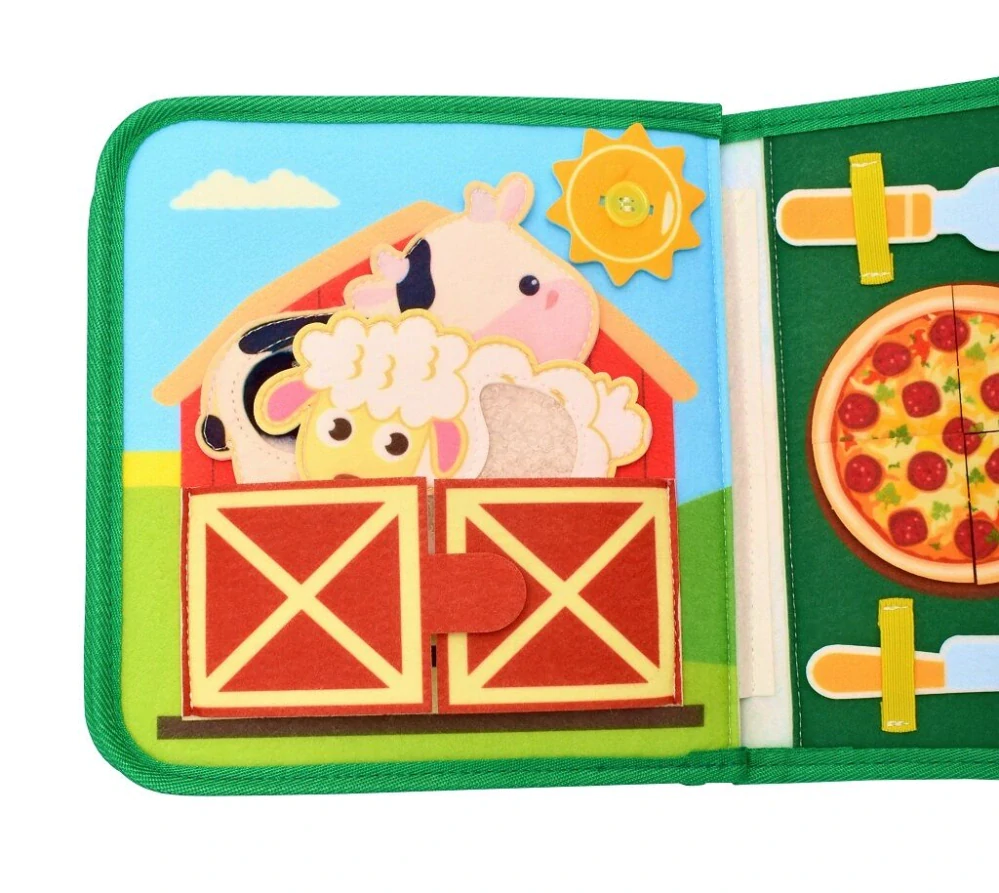 2Kids Toys Senzorická busy kniha Farma