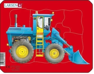 Larsen Puzzle Pracovní stroje: Bagr 10 dílků