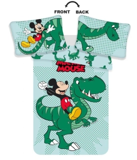 Jerry Fabrics Povlečení do postýlky Mickey dino baby