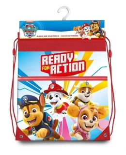 EUROSWAN Taška na tělocvik a přezůvky Paw Patrol Ready  Polyester, 38/30 cm