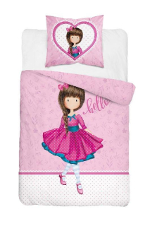 Detexpol Povlečení Panenka růžová  Bavlna, 140/200, 70/80 cm