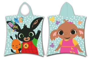 Jerry Fabrics Pončo Králíček Bing 066  Bavlna - Froté, 50/115 cm