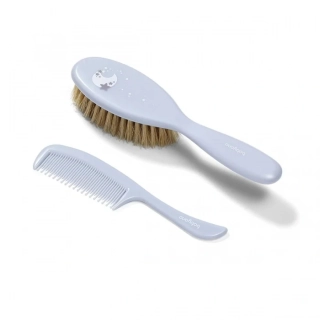 BabyOno Kartáček a hřeben Nature Soft měsíček