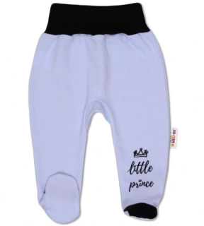 Baby Nellys Kojenecké polodupačky Little Prince Modré, vel.56