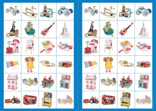 2Kids Toys Papírové pexeso dřevěné hračky