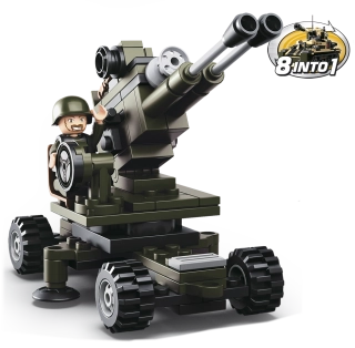 Sluban Army 8into1 M38-B0587E Dělostřelec