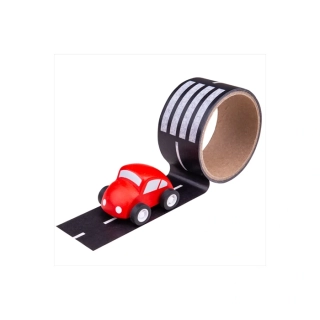 Bigjigs Toys Lepící páska Cesta s autíčkem