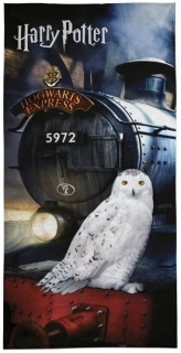 Jerry Fabrics Osuška Harry Potter Hedwig Bavlna - Froté, 70/140 cm