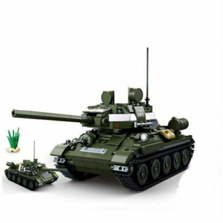 Sluban WWII M38-B0689 Sovětský tank T-34/85 2v1