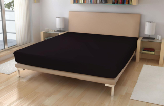 Polášek Froté prostěradlo Exklusive Černá  90/200 cm