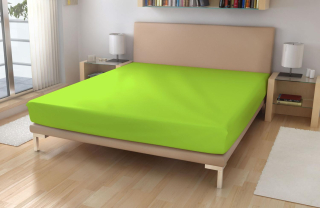 Polášek Froté prostěradlo Exklusive Neonově zelená 90/200 cm