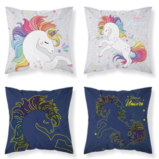 Detexpol Povlak na polštářek Jednorožec dream Svítící  Bavlna, 40/40 cm