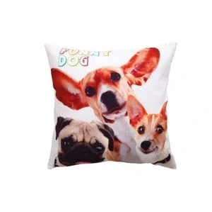 Detexpol Povlak na polštářek Funny dogs  Micro, 40/40 cm