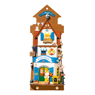 RoboTime Miniatura domečku k zavěšení Ostrovní vila