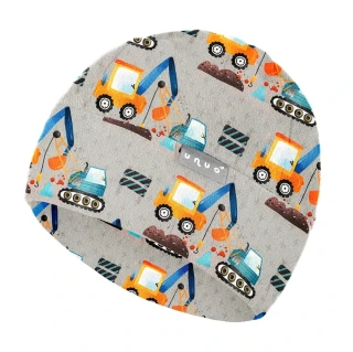 Unuo Dětská čepice fleecová Sport Bagry L (53-56 cm)