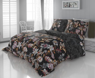 Kvalitex Saténové povlečení LUXURY COLLECTION GLORIA hnědá, 1x 140/200, 1x 70/90cm