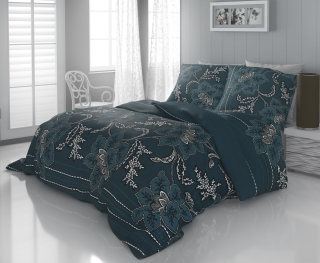 Kvalitex Saténové povlečení LUXURY COLLECTION MOYA zelená, 1x 140/200, 1x 70/90cm