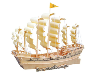 Woodcraft Dřevěné 3D puzzle Loď plachetnice P131