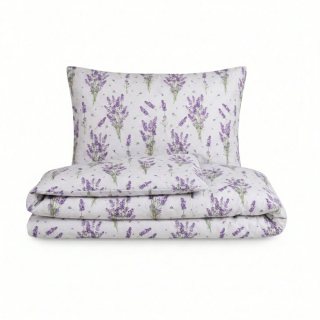Kvalitex Bavlněné povlečení PROVENCE COLLECTION LEVANDULE fialová, 1x 140/200, 1x 70/90cm
