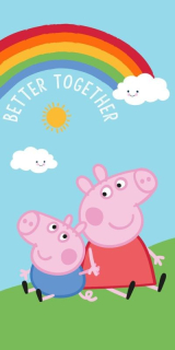 Jerry Fabrics Osuška Peppa Pig PEP132 Bavlna - Froté, 70/140 cm