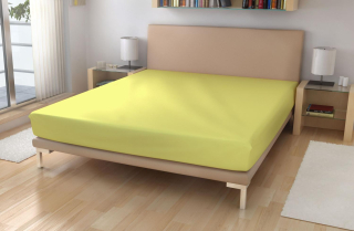 Froté prostěradlo EXKLUSIVE Světle žlutá 60/120