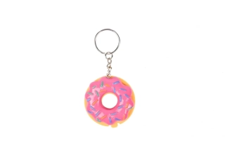 Canenco Balzám na rty Donut přívěšek Růžová s posypem