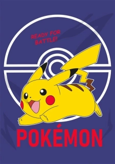 FARO Fleece deka Pokémon Pikachu Polyester, 100/140 cm