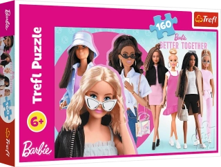 TREFL Puzzle Barbie a její svět 160 dílků